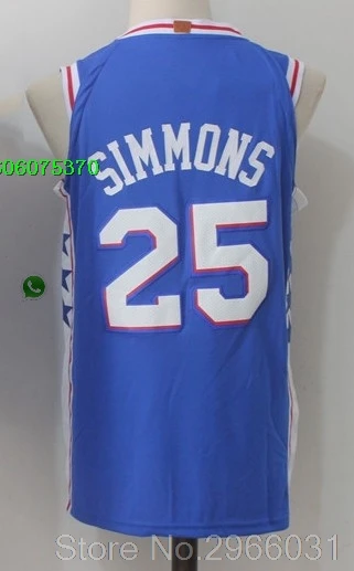 for men A+++ качество Мужские взрослые#25 Бен Симмонс 20 Markelle Fultz 21 Joel Джерси embiid Philadelphia - Цвет: for men