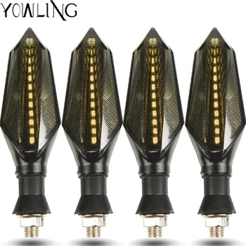

2/4Pcs Turn Signals Motorcycles Smoked Arrow Tail Flasher Brake Indicator Light Direction Waterproof LED Blinker Stop Signal