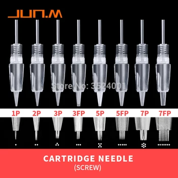 

Disposable Screw Tattoo Needles Cartridge For Premium Charmant Permanent Tattoo Machine Gun With 1D 3P 5P 5FP 7FP