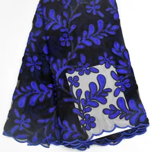 Tissu dentelle высокого качества французская кружевная ткань Королевский синий кружевная ткань нигерийский кружевной материал для женщин dress5yard