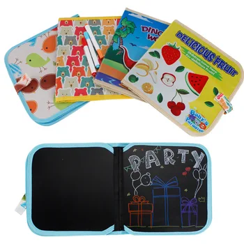 

Children Portable Drawing Board Creative Graffiti Blackboard Multifunctional Painting Handwriting Erasable Double-Sided Tablet