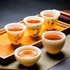 Closeout Ceramic Teacup Ceramic Whiteware Hand-Painted Kung Fu Cup Handmade Tea Set Personal Cup Small Cup Set Handpainted Teacups 4001068316238