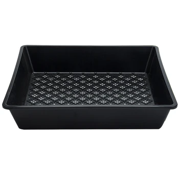 

Flower Pots Nursery Tray Heat Preservation Rectangle Flat Bottom Home Black Seedling Starter Garden Non Toxic Planting Strength