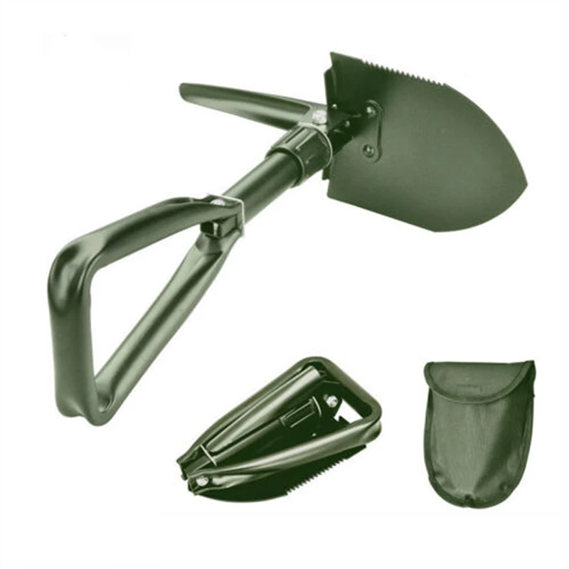 M/L Folding Shovel Military Shovel Tactical Multifunction Folding Spade for Outdoor Camping Survival Emergency Tool