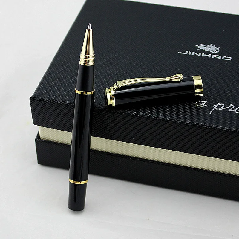 Высокое качество JINHAO 500, металлическая Фирменная шариковая ручка с зажимом, роскошная деловая подарочная ручка для письма, подарочная ручка, сумка для карандашей на выбор