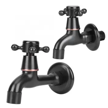 

Retro Style Brass Single Handle Single Cold Quick Open Faucet Mop Pool Water Tap for Home Use