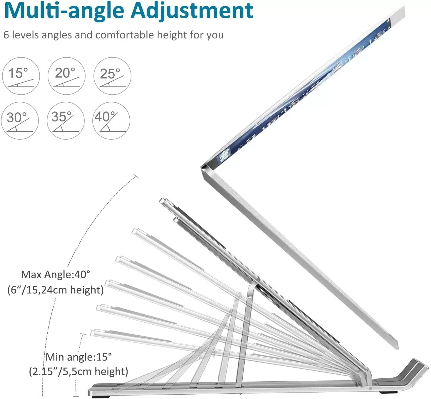 Laptop Stand Portable Foldable Holder Adjustable Bracket ABS Aluminum Support For Macbook Pro Air Notebook Computer Tablet