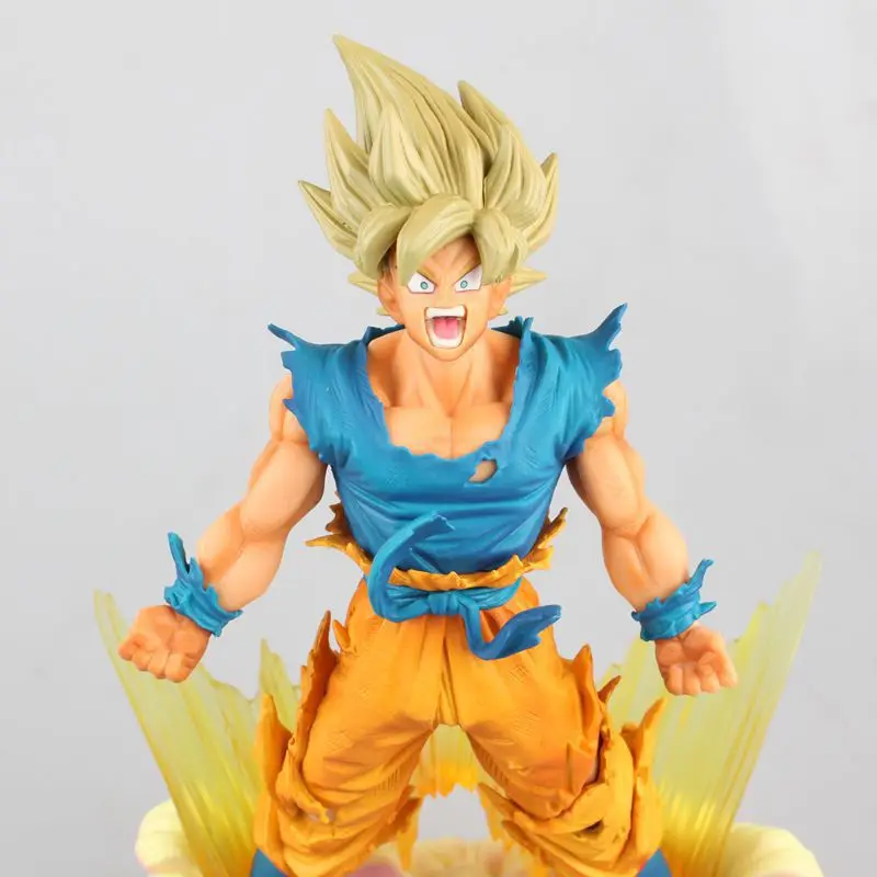 Супер Saiyan люди SMSD Ограниченная серия Sun Wukong взрывоопасный газ Гоку гнев в коробке гаражный комплект