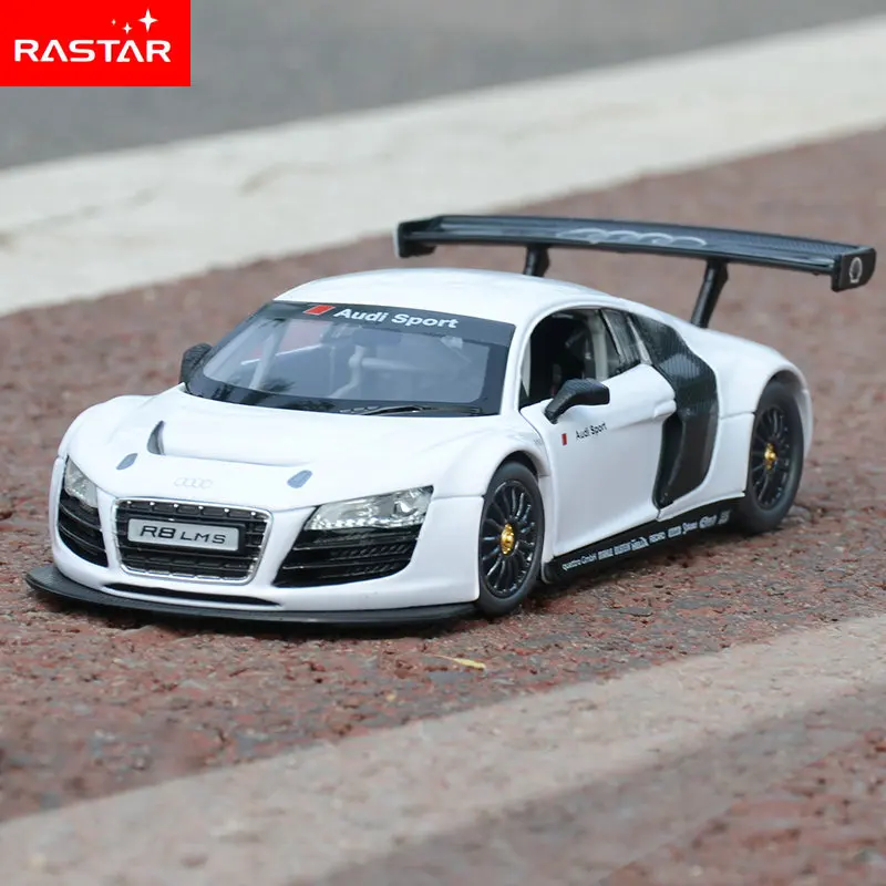

RASTAR 1:24 Audi R8 alloy car model Diecasts & Toy Vehicles Collect gifts Non-remote control type transport toy