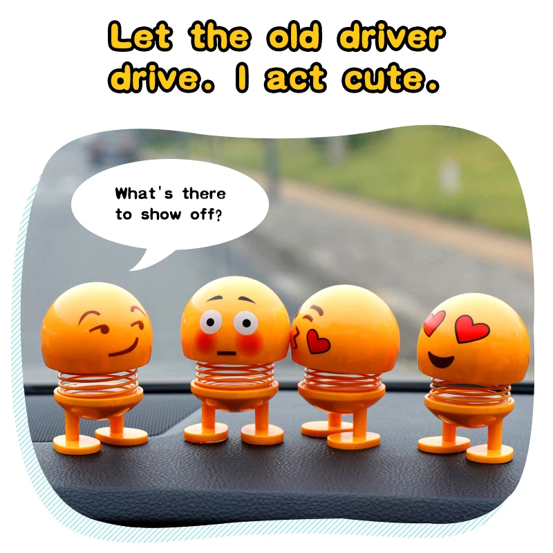 Car Shaking Head Toys Ornaments Bobblehead Nod Dolls Cute Cartoon Funny Wobble Head Robot Car Decoration Interior Accessories Car Shaking Head Toys Ornaments Bobblehead Nod Dolls Cute Cartoon Funny Wobble Head Robot Car Decoration Interior Accessories