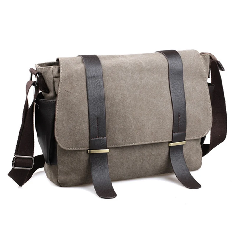

PU Leather Travel Bgas Casual Messenger Bags Bolso Men bag Canvas School Bag Fashion Crossbody Bags For Men XA192K+