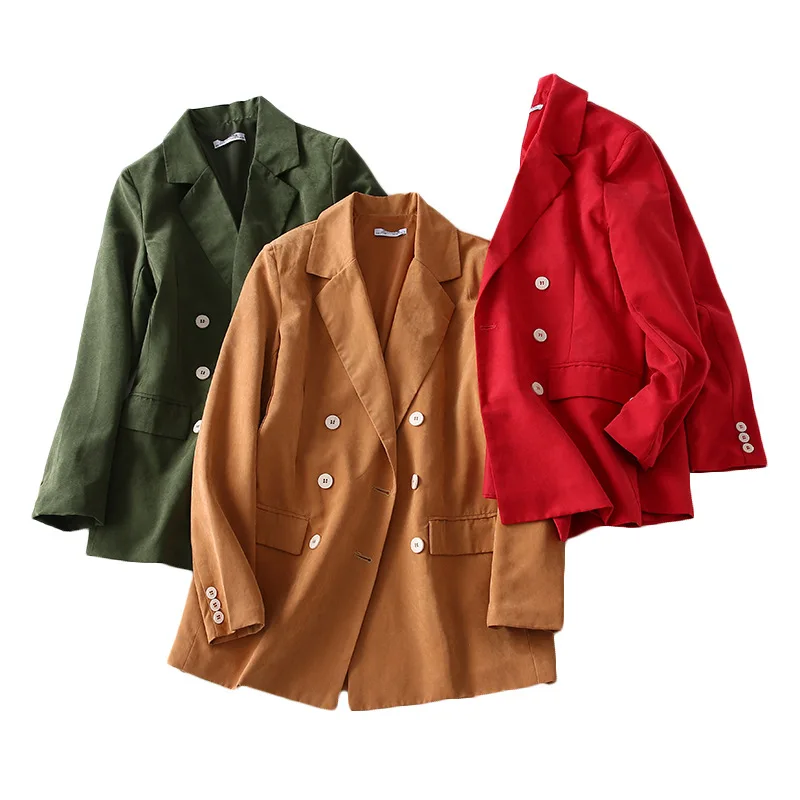 

A Generation of Solid Color Elegant Versatile Single Breasted Men's Casual Suit Jacket Women's Entity