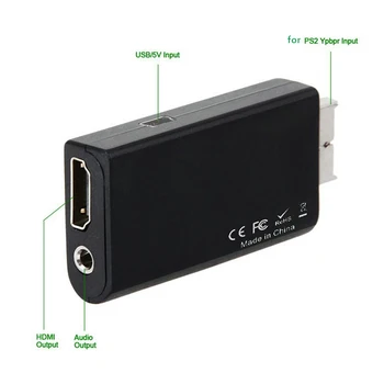 

For Sony PlayStation2 for PS2 to HDMI Audio Video Converter Adapter Game to HDMI Audio Output for HDTV or HDMI Monitor