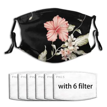 

Anti-Pollution Reusable Breathable PM2.5 Anti Dust Mask Flower Unisex Activated Carbon Filter Mouth Bacteria Face Masks