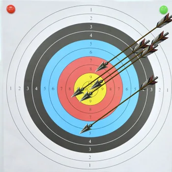 

40cm 60cm Useful Profession Archery Targets Paper Full Ring Beginner Bow Arrow Gauge Shooting Target High Quality