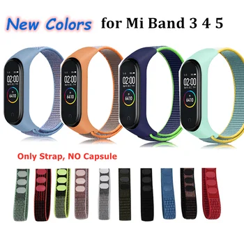 

Duoteng Colorful Nylon Strap for Xiaomi Mi Band 4 Replaceable Bracelet Mi Band 3 Sports Wristband Bracelet for Xiomi Mi band 5