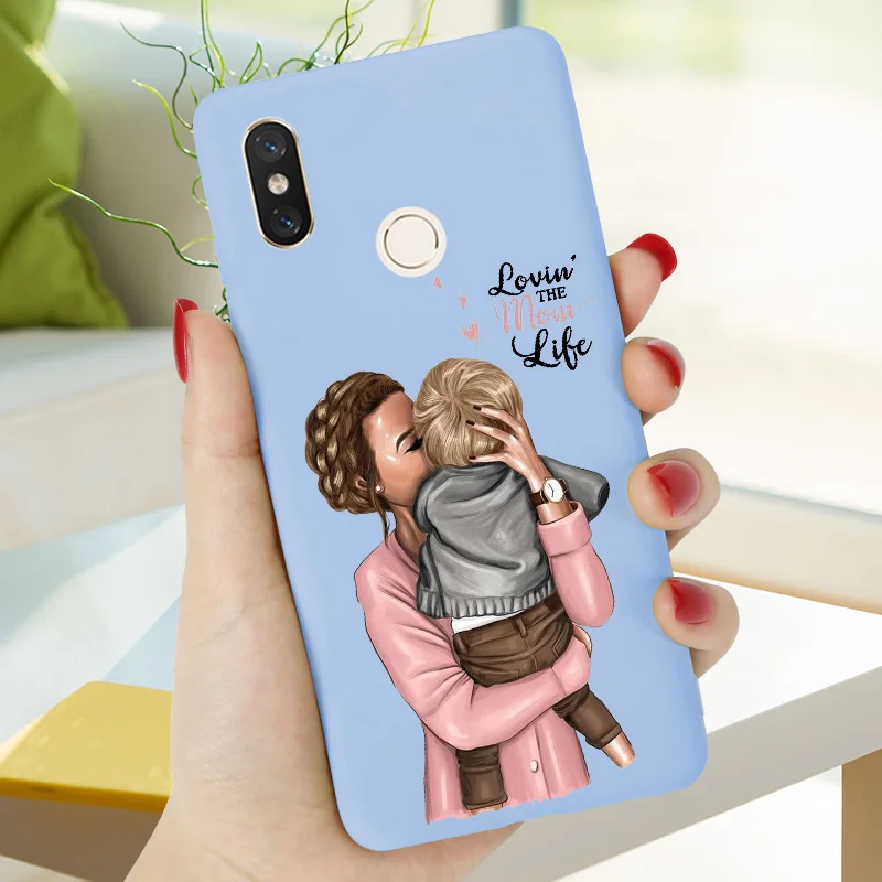 MOM10 Чехол для маленькой девочки Redmi 6A, чехол для Xiaomi Redmi 7A, 8A, 6A, 7 A, Redmi Note, 7, 6, 8 Pro, чехол, карамельный цвет, Силиконовый ТПУ бампер Super Mama - Цвет: MOM10