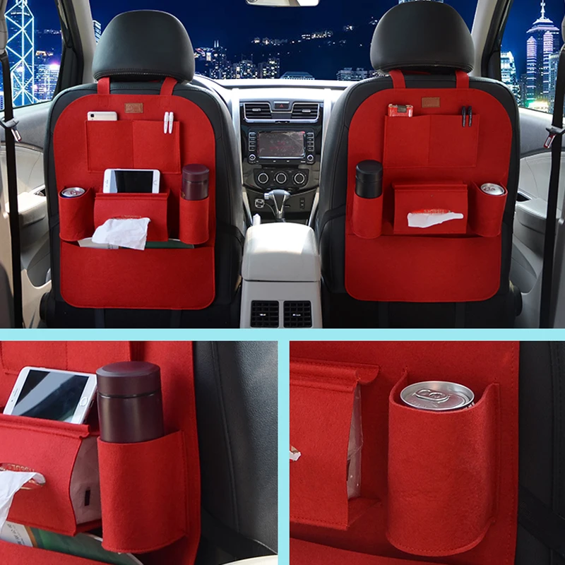 

1PCS car universal seat storage bag auto parts for Toyota Camry Corolla RAV4 Yaris Highlander/Land Cruiser/PRADO Vios Vitz/Reiz