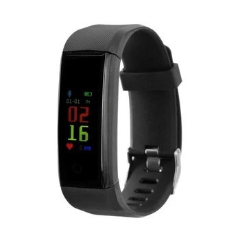 

Fitness bracelet Ritmix RFB-410, 0.96 ", color display, heart rate monitor, alerts, 90 mAh, black 5208044