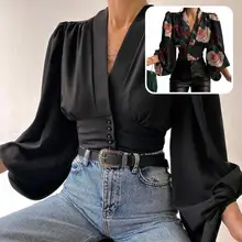 

Shirt Chic Spring Autumn All Match Breathable Slim-fitting Shirt for Party Women Blouse Women Shirt