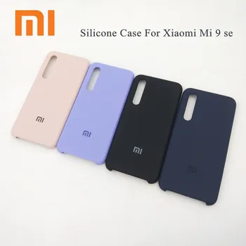 

Xiaomi mi 9 se case back Liquid Silicone Protective Case Original Mi 9 se silky soft-Touch Case coque ultra Slim Phone Bags