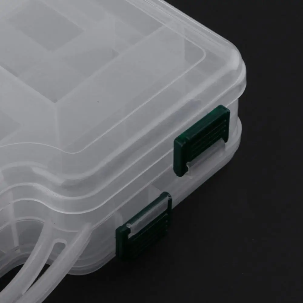 Рыболовная коробка для приманки двухсторонняя пластиковая приманка хранения