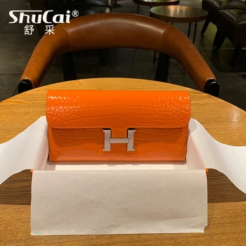 

Brand Genuine Leather Wallet For Women Luxury Female Cell Phone Pocket Long Women Purses Lady Coin Purses Card Holder Clutch Bag