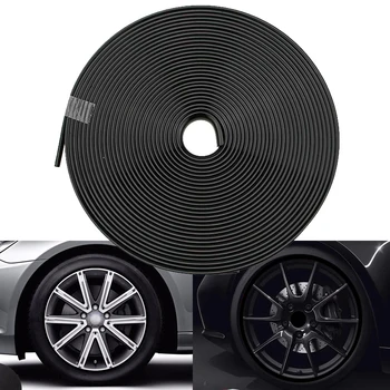 

Car Wheel Rims Protector 8M Strip Trim Decorative Strip for VW Golf 4 5 6 7 Passat B5 B6 Protection Decor Tire Guaid Line Rubber