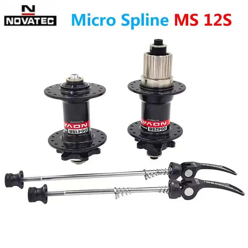 

Ступица Novatec D041SB/D042SB Micro Spline MS, тормоз дисковой карты для горного велосипеда, подшипник, передние/задние велосипедные втулки, 32 отверстия, 12 Скоростей