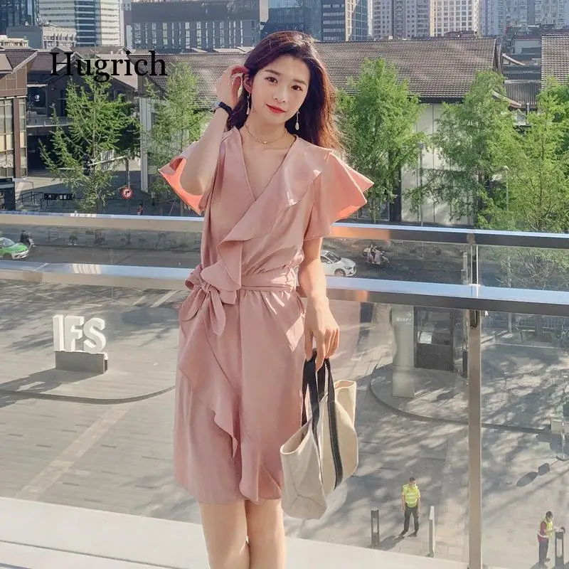 

French Platycodon Skirt with Irregular Waist and Fishtail Dress