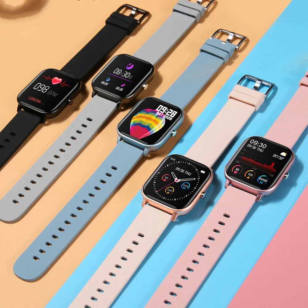Colmi P8 Smart Watch Wanita Penuh Touch Kebugaran Tracker 7 Hari Masa Pakai  Baterai Tahan Air Pria GTS untuk Xiao Mi Ponsel iphone|Jam Tangan pintar| -  AliExpress