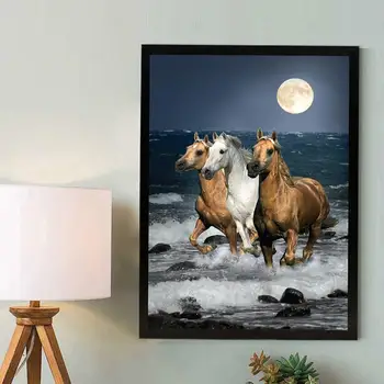 

5D DIY Full Drill Diamond Painting Cross Stitch Embroidery Eco-friendly Craft for Household Living Room Wall Accessories