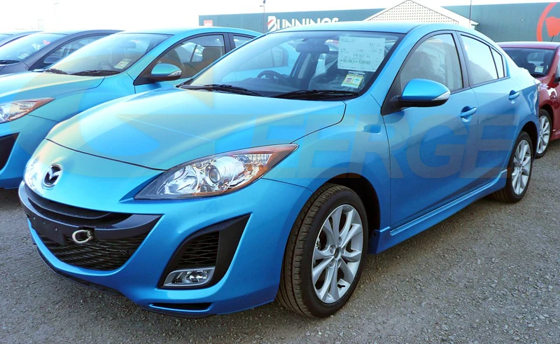 Для Mazda 3 mazda3 BL 2009 2010 2011 2012 2013 отличные ультра яркие кольца с искусственным