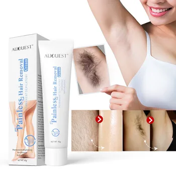 

Painless Hair Removal Cream Quick Gentle Remove Hair on Armpit Arm Leg Bikini Line Underarm Chest Removal Cream Unisex TSLM1