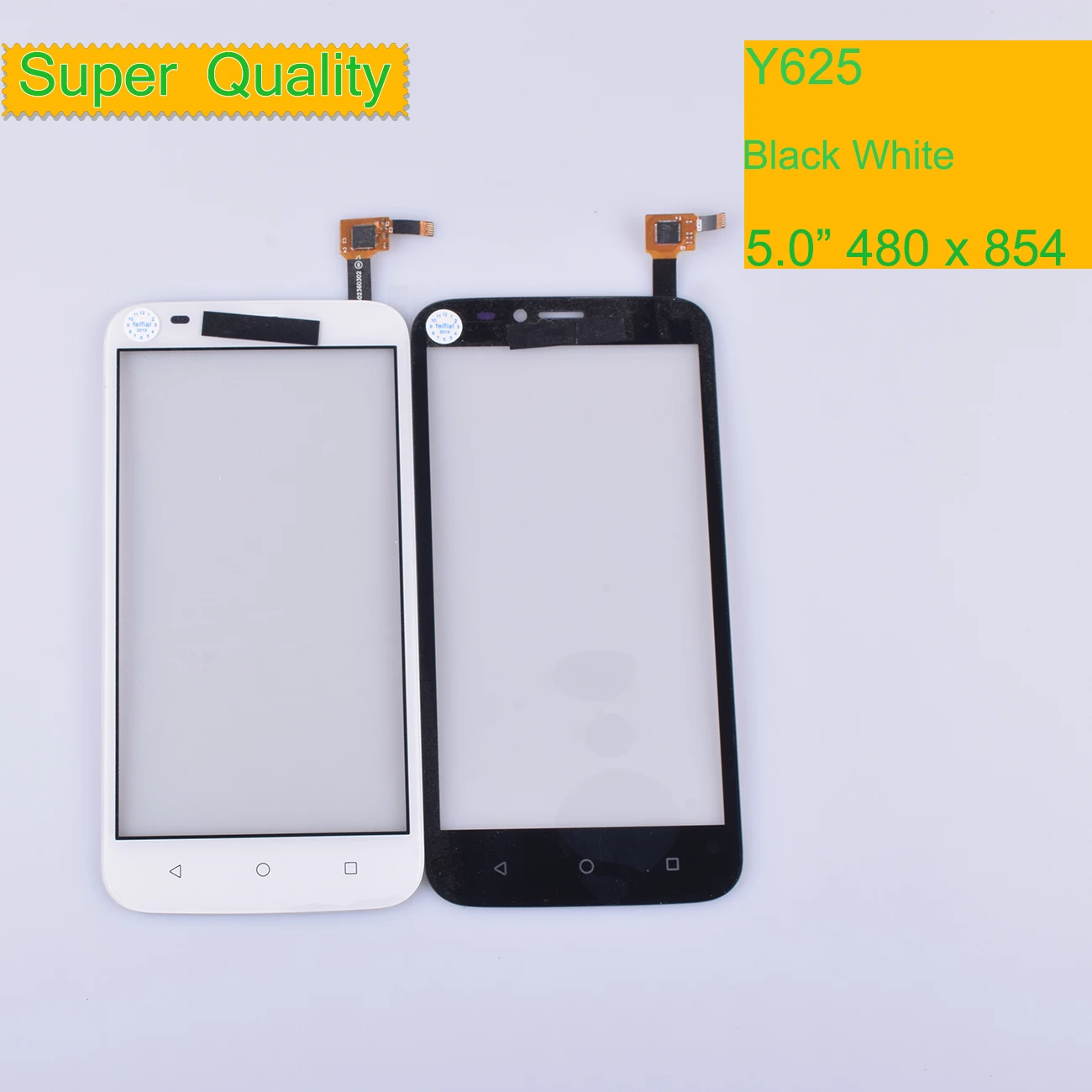 10 шт./лот для huawei Ascend Y625 Y625-U51 сенсорный экран Сенсорная панель сенсор дигитайзер передняя внешняя стеклянная линза сенсорный экран без ЖК-дисплея