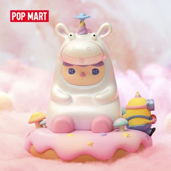 

POP MART Pucky X Minions Fluffy Unicorn Baby Collection toys Cute Action Kawaii COLLECTIBL toy figures