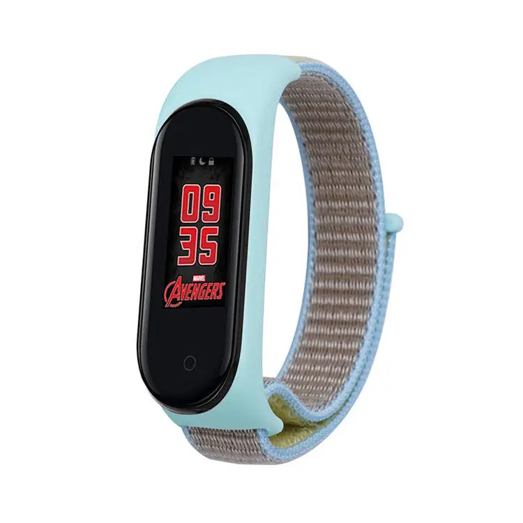 Nylon Strap Wristband for Xiaomi Mi Band 5 4 3 Wrist Bracelets Sport loop watch Belt Smart Watch Band Replacement Accessories 