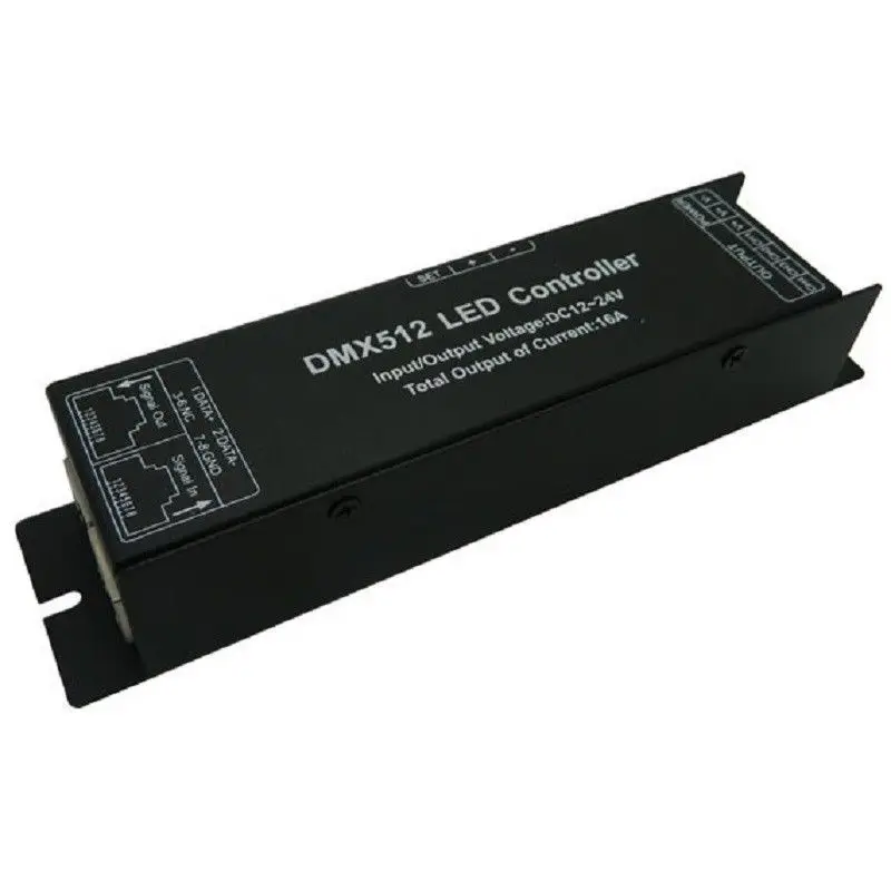 Dmx 512 декодер драйвер Dmx512 Rgbw контроллер для светодиодный светильник 12 V 24 V| |