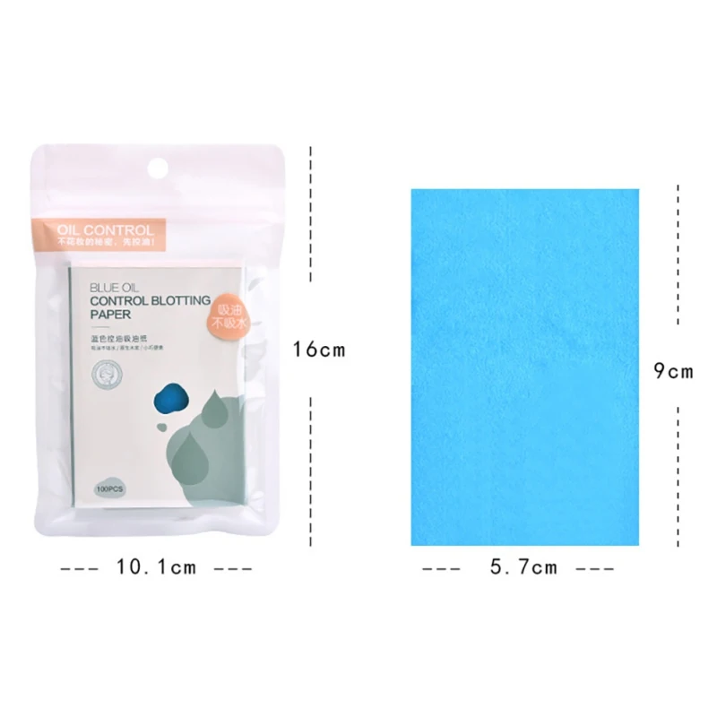 100 листов/упаковка масляного листовой бумаги очищающий уход за кожей лица стойкий инструмент для ухода за кожей