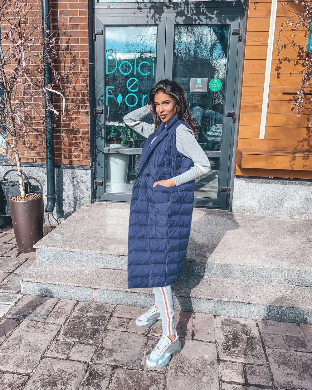 BKLD 2019 Winter Women Down Vest Fashion Female Sleeveless Vest Solid Gilet Femme Plus Size S-2XL Long Waistcoat Women Outerwear