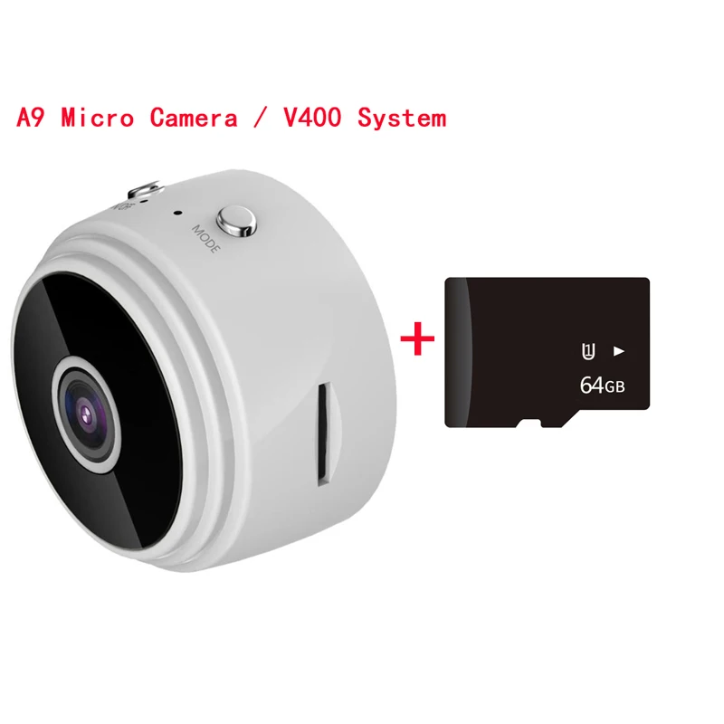 Mini Cam WIFI IP Camera A9 FULL HD 1080P Night VisionWireless Micro webcam Camcorder Video Recorder Support Remote View TF card - Цвет: AS Picture