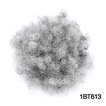 Xnaira синтетический буфами на рукавах афро кудрявый пучок шнурок афро кудрявый заколка для хвоста в шиньон булочка шиньон-хвост наращивания коричневого цвета