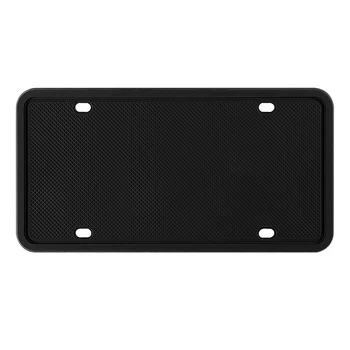 

Car License Plate Cover Frame 2 PCS for US Standard Car,Rattle-Proof and Easy Installation License Plate Holder (Black)