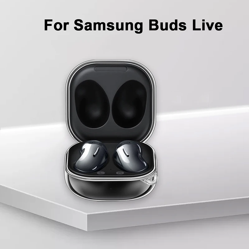 

Transparent Anti-Fall PC Hard Protective Case For Samsung Galaxy Buds Live Wireless Bluetooth Earphone Case Cover