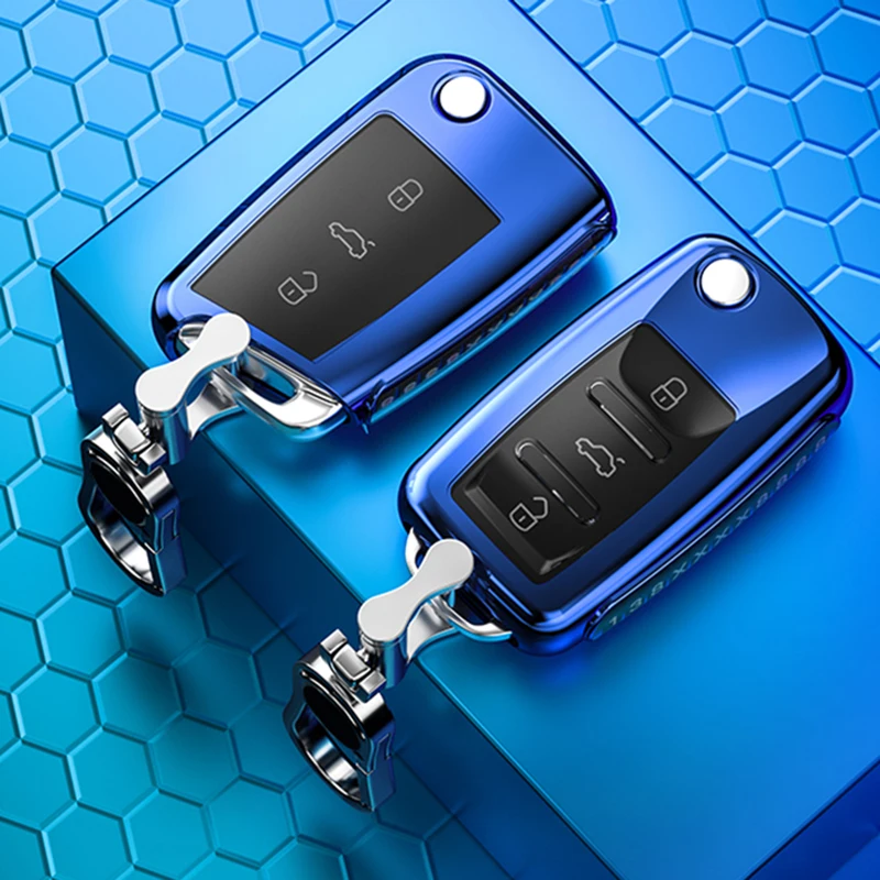 Чехол для ключа автомобиля мягкий TPU Volkswagen КЛЮЧ VW чехол Passat Golf Jetta Bora Polo Sagitar новый