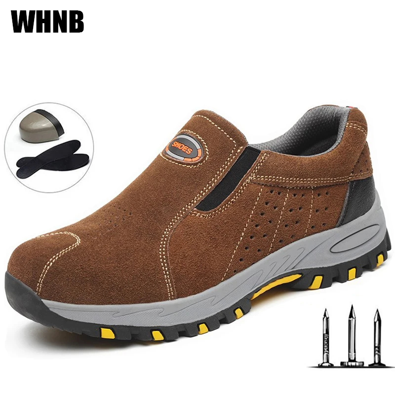 Zapatillas de Seguridad Hombre Punta de Acero Calzado de Trabajo para Comodas Zapatos de Industria y Construcción Ligeros 35-48 EU 