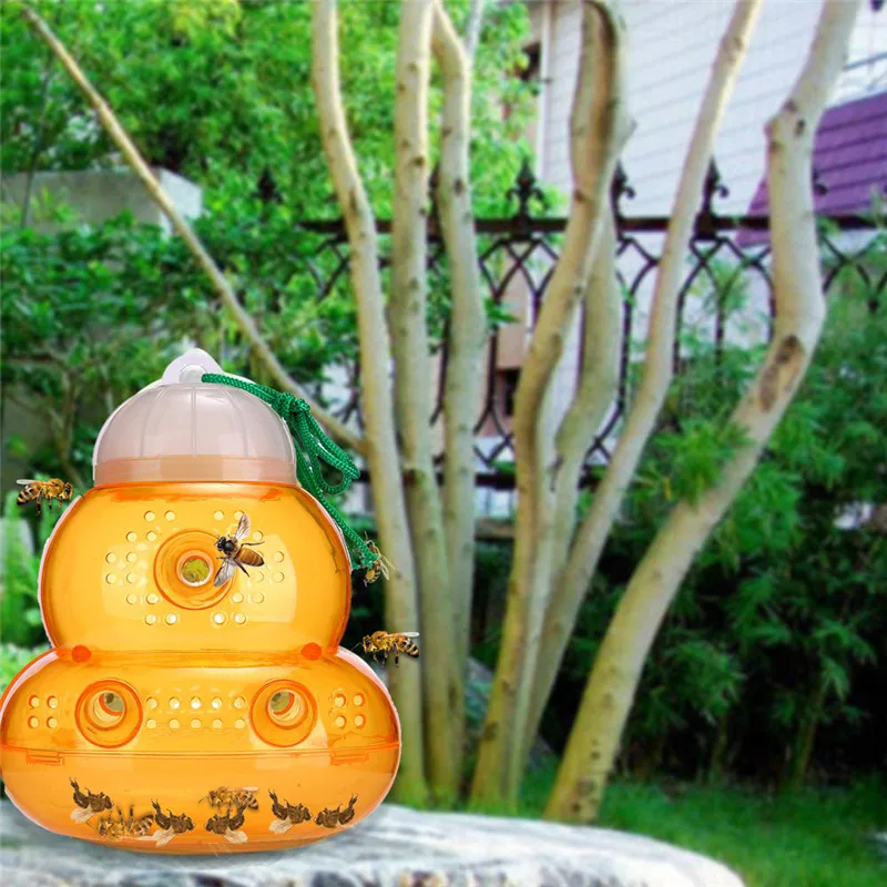 Дропшиппинг ловушка для пчел ловушка для ОС мух насекомых жук висящий на дереве мед горшок ловушка убийца без яда садовые инструменты