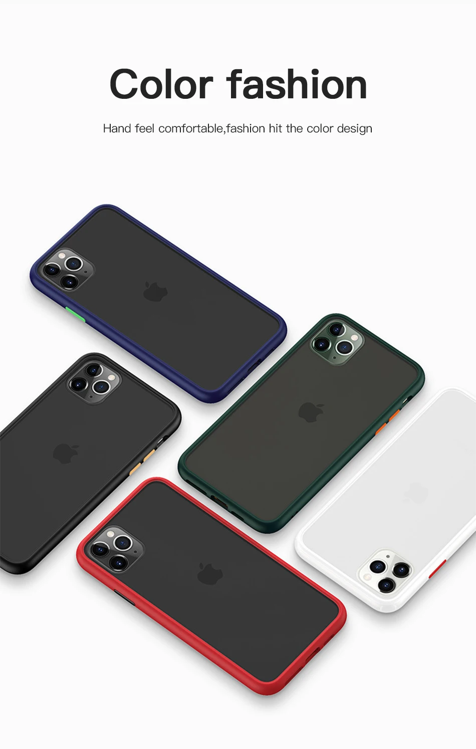 Benks роскошный матовый чехол для телефона для iphone 11/11 Pro/11 Pro Max защита от падения полная Защита задняя крышка прозрачный контрастный корпус