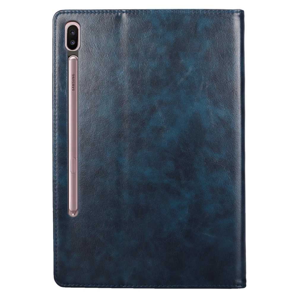 Чехол для samsung Galaxy Tab S6, 10,5 дюймов, SM-T860, SM-T865,, чехол для планшета, Деловой, из искусственной кожи, откидная подставка, противоударный чехол