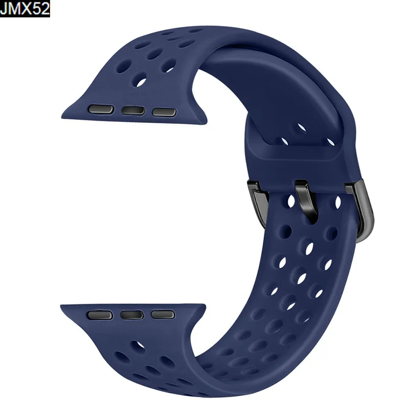 Силиконовый ремешок для Apple Watch 42 мм/38 мм Iwatch 44 мм/40 спортивный браслет 4 5 3 2 1 |